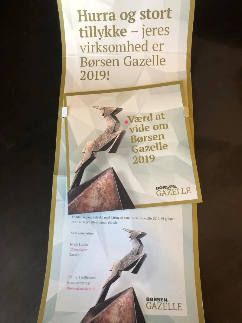 BØRSEN GAZELLE 2019